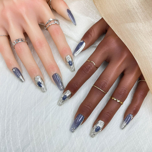 GGddsha 2025 Handmade Manicure Reusable Medium Press-on Manicure Premium Mixed Colors with Simple Full Coverage False Nails Gifts for Women